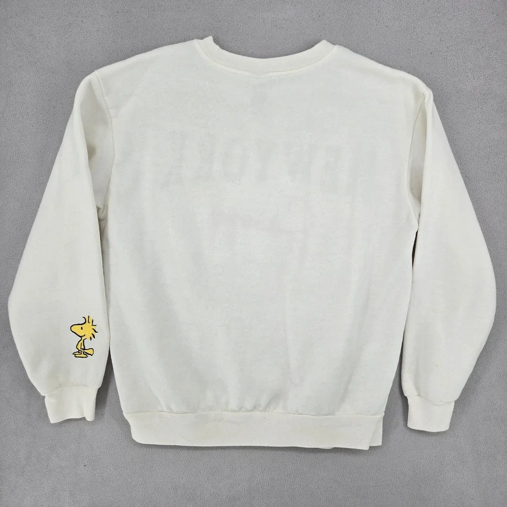 Peanuts New York Snoopy Cream/Black/Red Graphic Sweatshirt - Picture 2 of 9